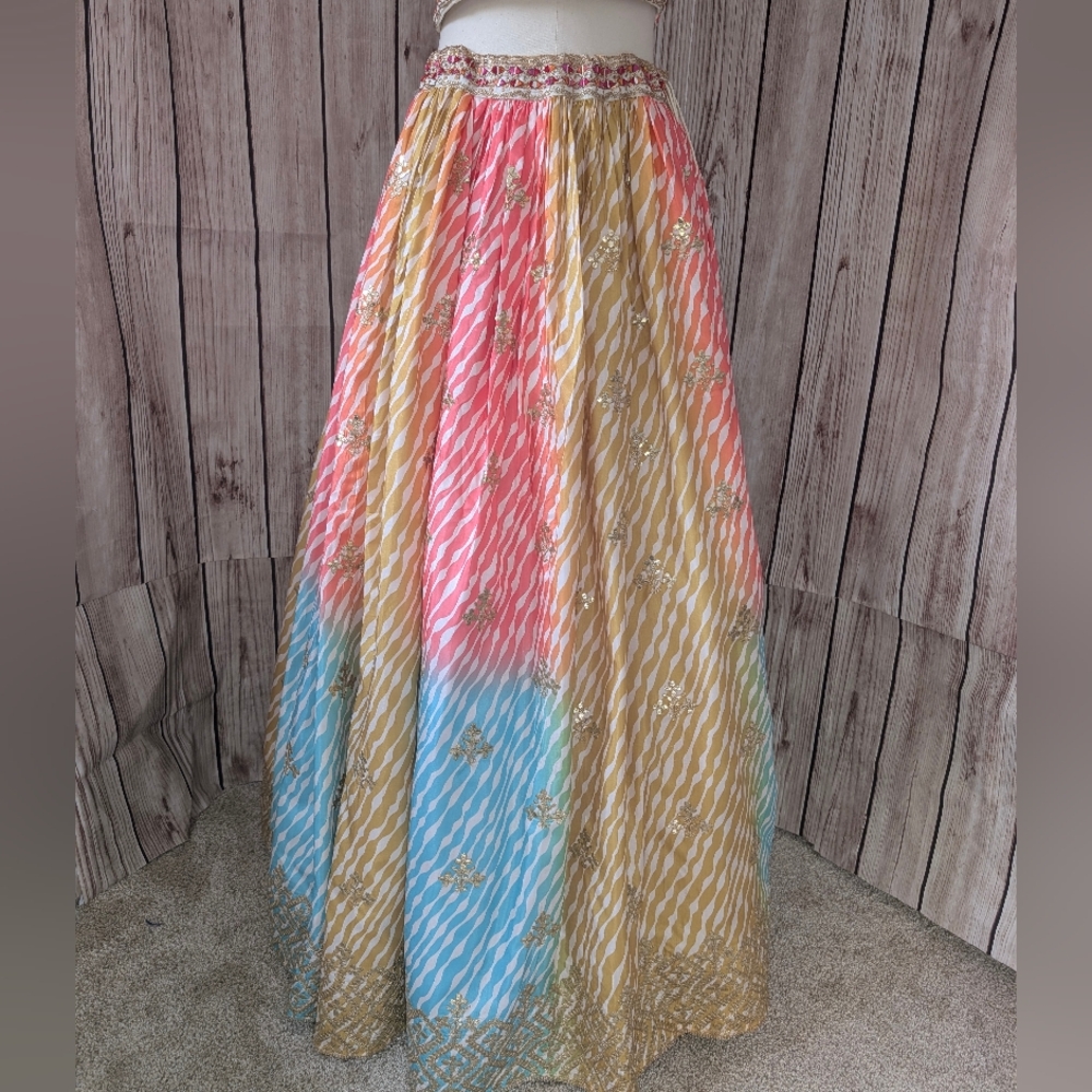 Beautiful colorful Lehenga Choli Set - Picture 6 of 17